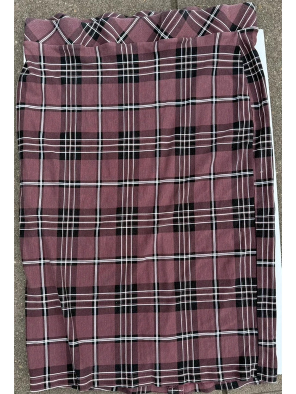 Torrid Brown Plaid Pencil Skirt stretchy size 3